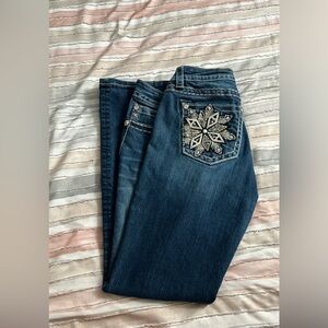 Miss Me. Bootcut embellished Jeans SZ 33
